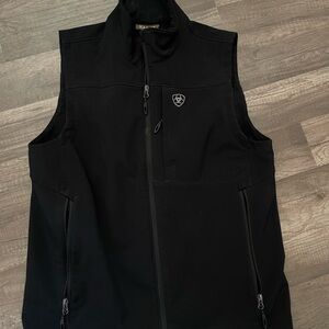 Ariat Men's Black Zippered Vest